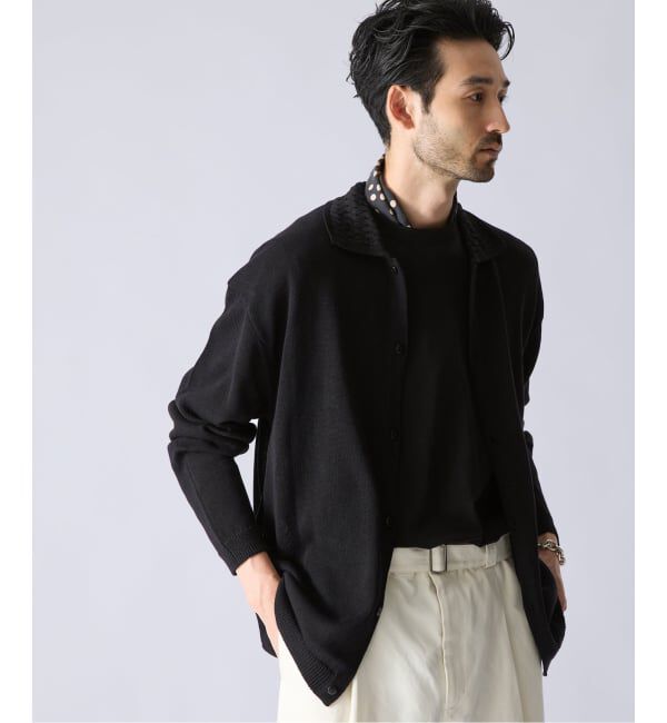 EDIFICE「《EDIFICE by PIPPIOLINO》クロシェ ニット シャツ」|シャツ・ブラウス|