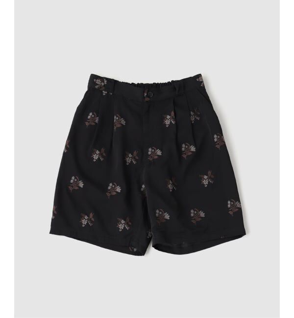 EDIFICE「ETS.MATERIAUX(マテリオ) embroidery shorts」|その他|ブラック