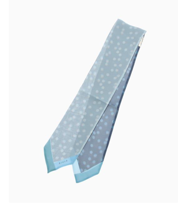 EDIFICE「BLECK（ブレック）別注 Dots Reverse Scarf」|バンダナ・スカーフ|ネイビー B