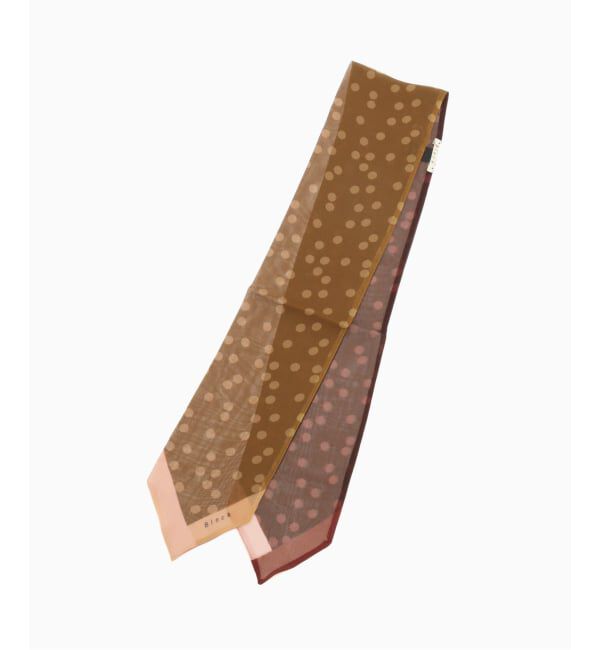 EDIFICE「BLECK（ブレック）別注 Dots Reverse Scarf」|バンダナ・スカーフ|レッド