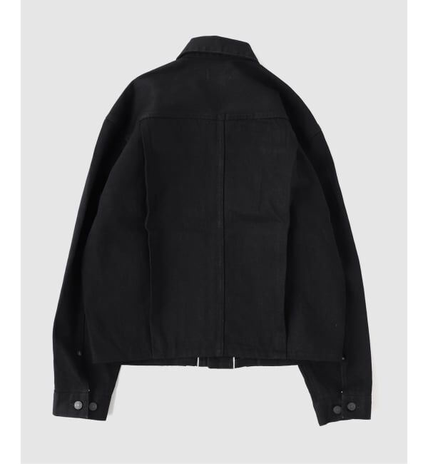 EDIFICE「TANAKA (タナカ)  THE JEAN JACKET BLACK x BLACK」|デニムジャケット|