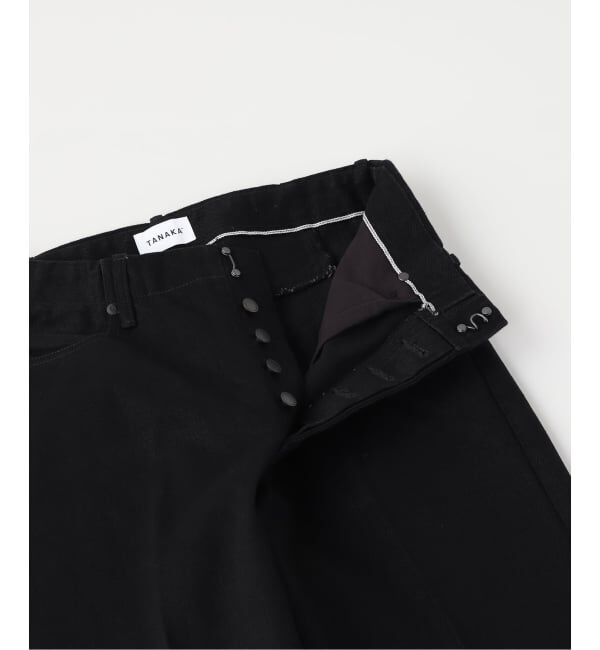 EDIFICE「TANAKA (タナカ) THE JEAN TROUSER BLACK x BLACK」|スラックス|