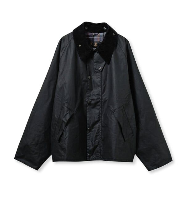 EDIFICE「《予約》Barbour(バブアー) OS TRANSPORT WAX JACKET」|その他|ブラック