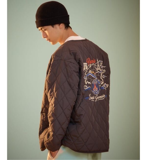 Paris Saint-Germain「《予約》【Paris Saint-Germain / パリ・サン＝ジェルマン】 JP PANAME QUILT JACKET」|ミリタリージャケット|