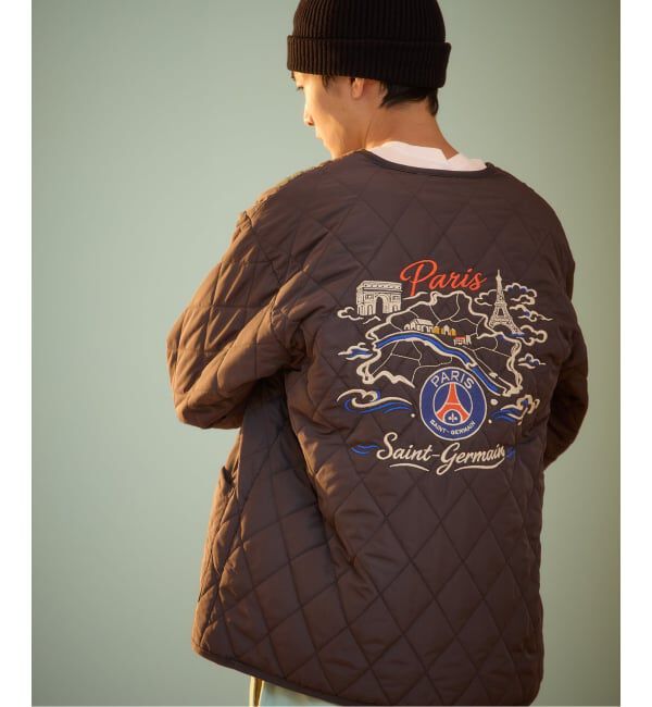 Paris Saint-Germain「《予約》【Paris Saint-Germain / パリ・サン＝ジェルマン】 JP PANAME QUILT JACKET」|ミリタリージャケット|