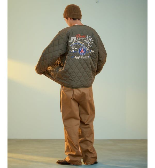 Paris Saint-Germain「《予約》【Paris Saint-Germain / パリ・サン＝ジェルマン】 JP PANAME QUILT JACKET」|ミリタリージャケット|