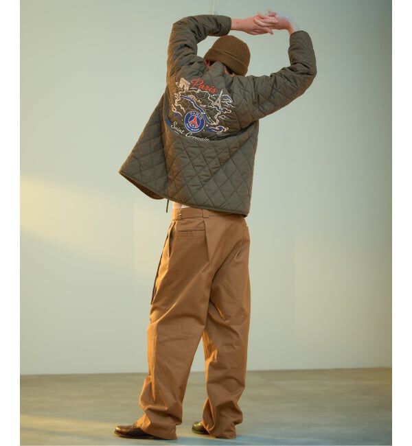 Paris Saint-Germain「《予約》【Paris Saint-Germain / パリ・サン＝ジェルマン】 JP PANAME QUILT JACKET」|ミリタリージャケット|