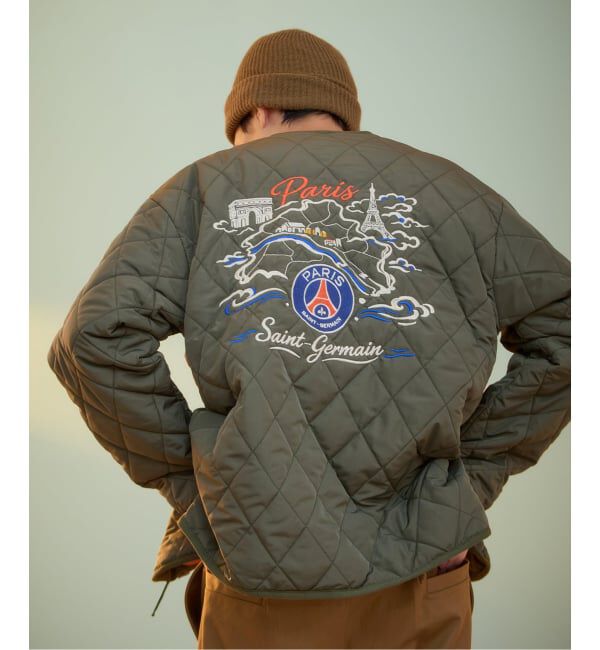 Paris Saint-Germain「《予約》【Paris Saint-Germain / パリ・サン＝ジェルマン】 JP PANAME QUILT JACKET」|ミリタリージャケット|