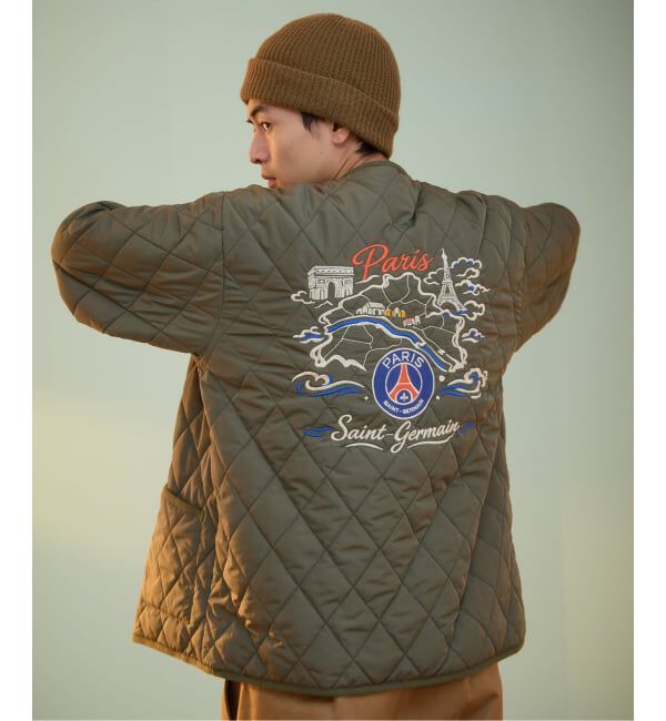 Paris Saint-Germain「《予約》【Paris Saint-Germain / パリ・サン＝ジェルマン】 JP PANAME QUILT JACKET」|ミリタリージャケット|