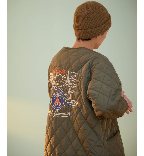 Paris Saint-Germain「《予約》【Paris Saint-Germain / パリ・サン＝ジェルマン】 JP PANAME QUILT JACKET」|ミリタリージャケット|