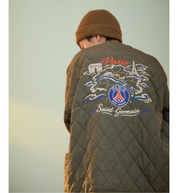 Paris Saint-Germain「《予約》【Paris Saint-Germain / パリ・サン＝ジェルマン】 JP PANAME QUILT JACKET」|ミリタリージャケット|