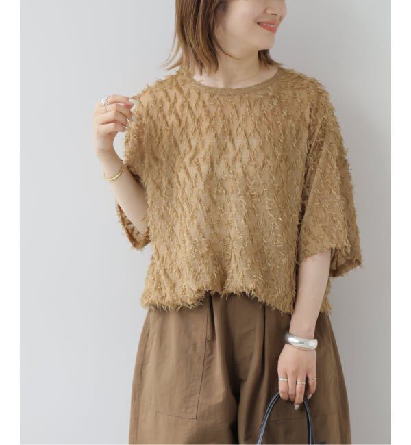 JOURNAL STANDARD relume「シアーカットジャガードTブラウス」|シャツ・ブラウス|