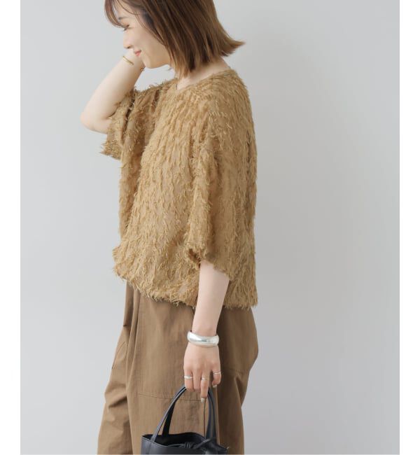 JOURNAL STANDARD relume「シアーカットジャガードTブラウス」|シャツ・ブラウス|