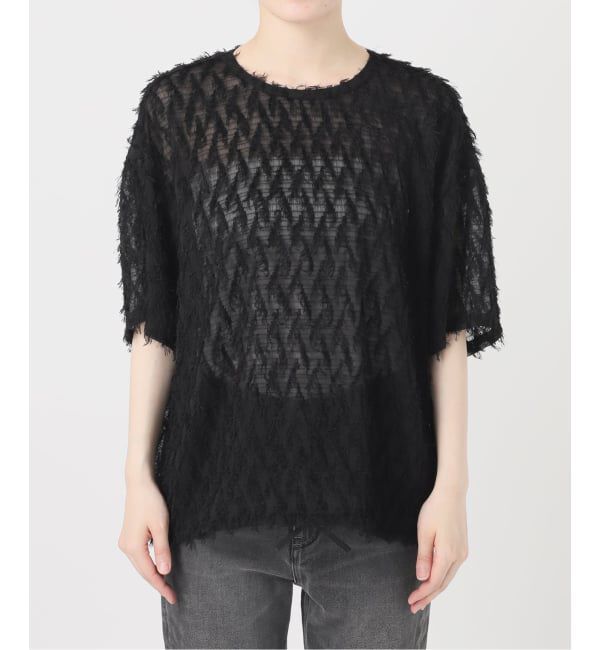 JOURNAL STANDARD relume「シアーカットジャガードTブラウス」|シャツ・ブラウス|
