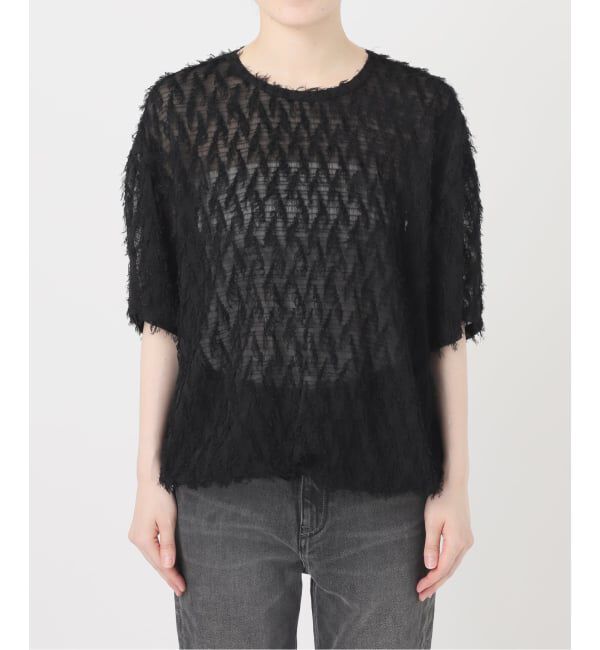 JOURNAL STANDARD relume「シアーカットジャガードTブラウス」|シャツ・ブラウス|