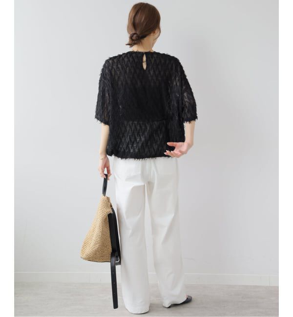 JOURNAL STANDARD relume「シアーカットジャガードTブラウス」|シャツ・ブラウス|