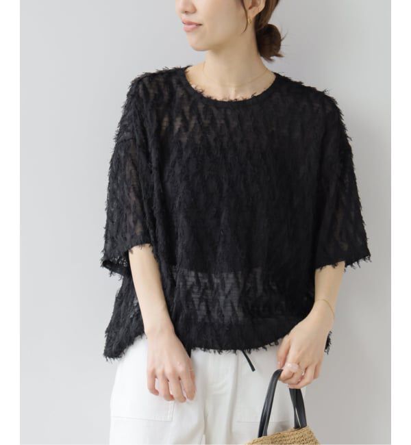 JOURNAL STANDARD relume「シアーカットジャガードTブラウス」|シャツ・ブラウス|