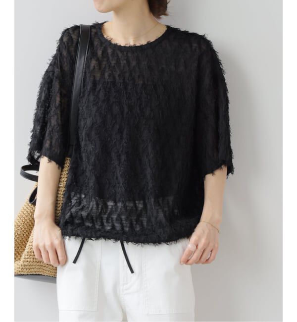JOURNAL STANDARD relume「シアーカットジャガードTブラウス」|シャツ・ブラウス|