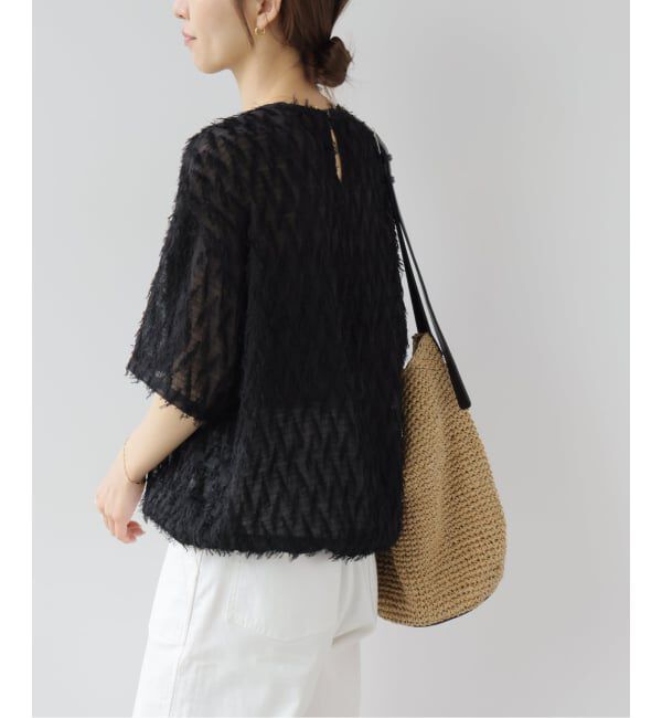 JOURNAL STANDARD relume「シアーカットジャガードTブラウス」|シャツ・ブラウス|
