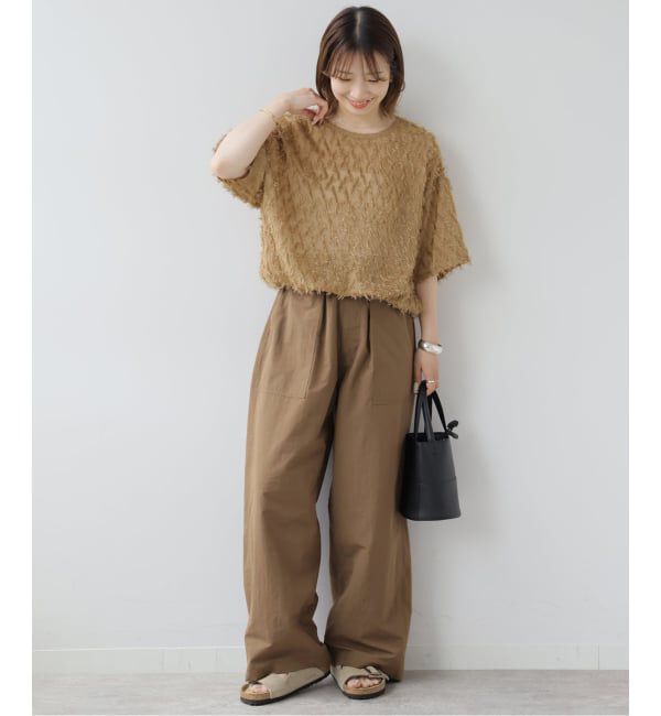 JOURNAL STANDARD relume「シアーカットジャガードTブラウス」|シャツ・ブラウス|