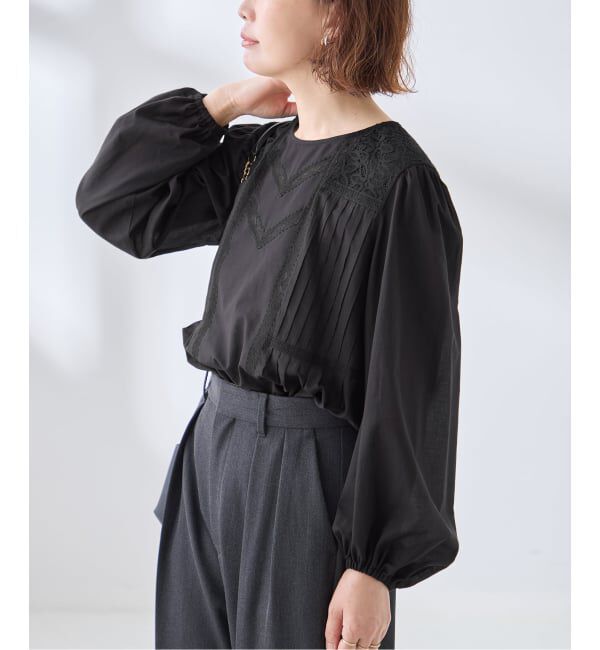 journal standard L'essage「ボイルレースブラウス」|シャツ・ブラウス|
