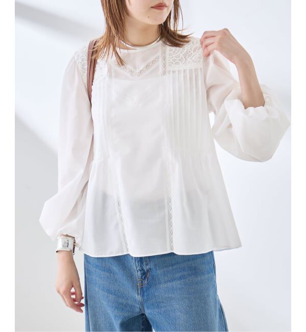 journal standard L'essage「ボイルレースブラウス」|シャツ・ブラウス|
