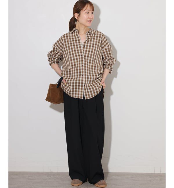 JOURNAL STANDARD relume「《予約》ルーズコットンチェックシャツ」|シャツ・ブラウス|