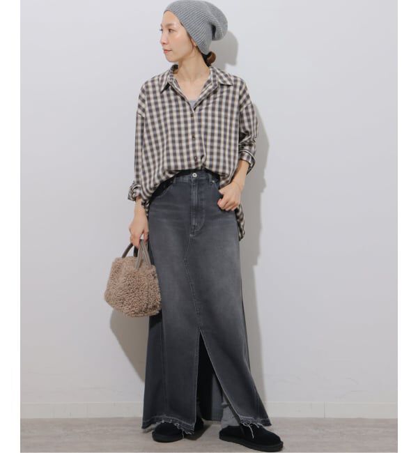 JOURNAL STANDARD relume「《予約》ルーズコットンチェックシャツ」|シャツ・ブラウス|