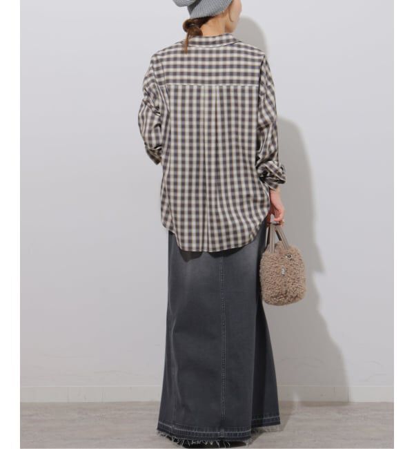 JOURNAL STANDARD relume「《予約》ルーズコットンチェックシャツ」|シャツ・ブラウス|