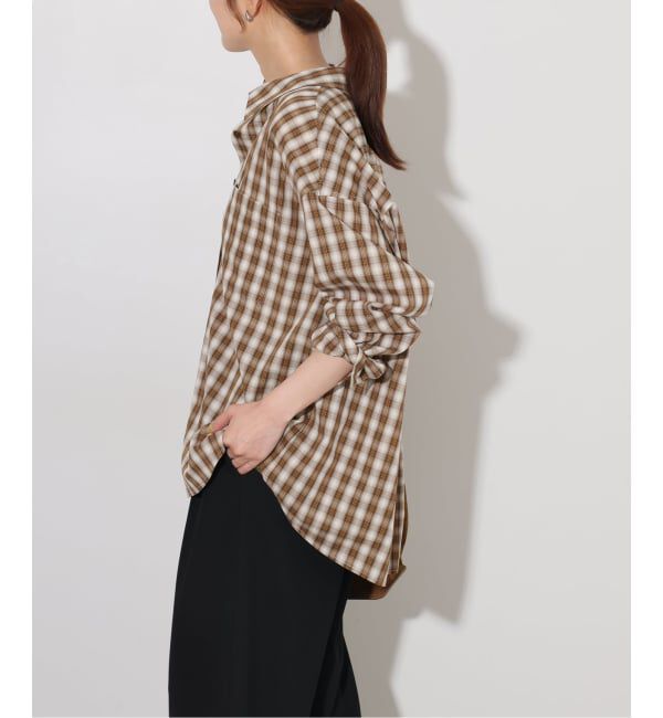 JOURNAL STANDARD relume「《予約》ルーズコットンチェックシャツ」|シャツ・ブラウス|