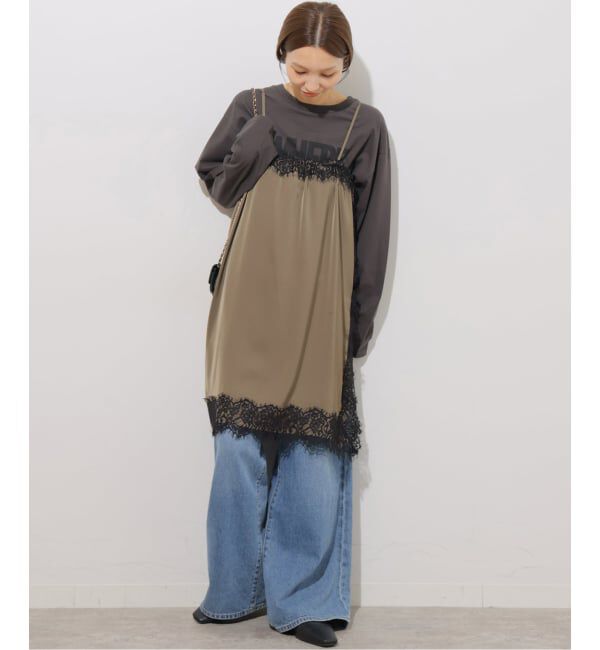 JOURNAL STANDARD relume「2WAYサテンレースキャミワンピース」|ワンピース|