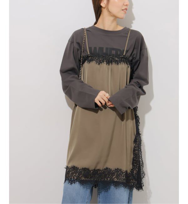 JOURNAL STANDARD relume「2WAYサテンレースキャミワンピース」|ワンピース|