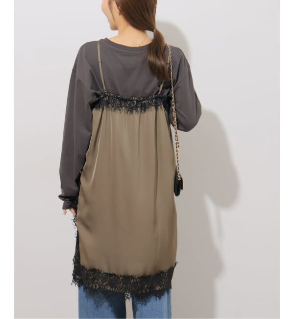 JOURNAL STANDARD relume「2WAYサテンレースキャミワンピース」|ワンピース|