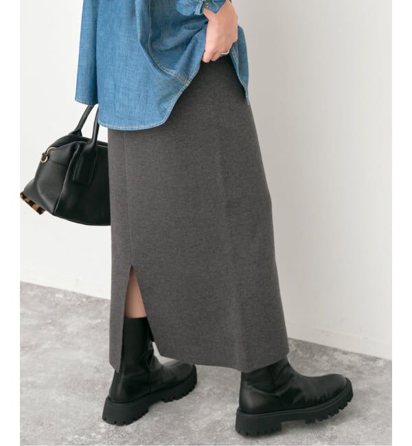 Spick and Span「ミラノリブニットスカート」|スカート|