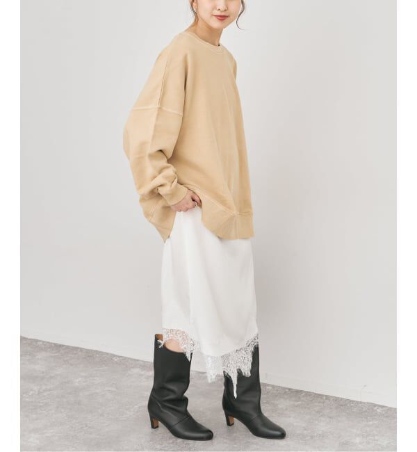 Spick and Span「レースサテンスカート」|スカート|