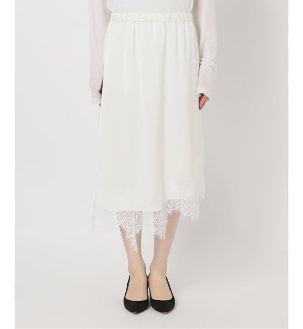 Spick and Span「レースサテンスカート」|スカート|