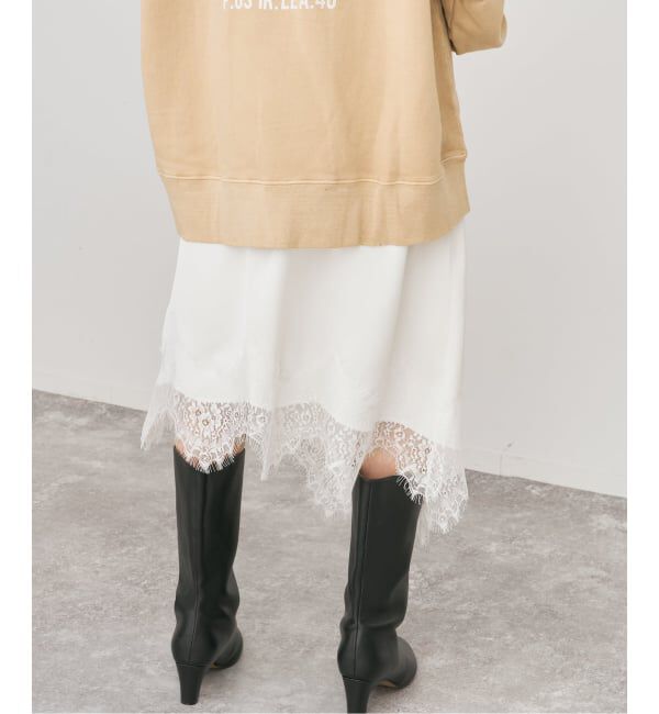 Spick and Span「レースサテンスカート」|スカート|