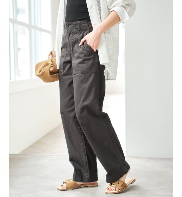 Spick and Span「《新色有り / 追加》ルーズベイカーパンツ」|カーゴ|