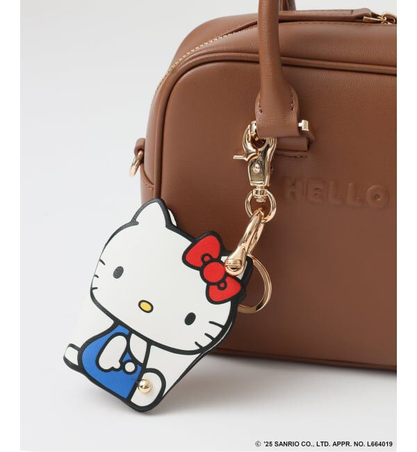 Spick and Span「《追加》HELLO KITTY S&S HASHIBAMI BODY レザーチャーム」|キーケース|ホワイト