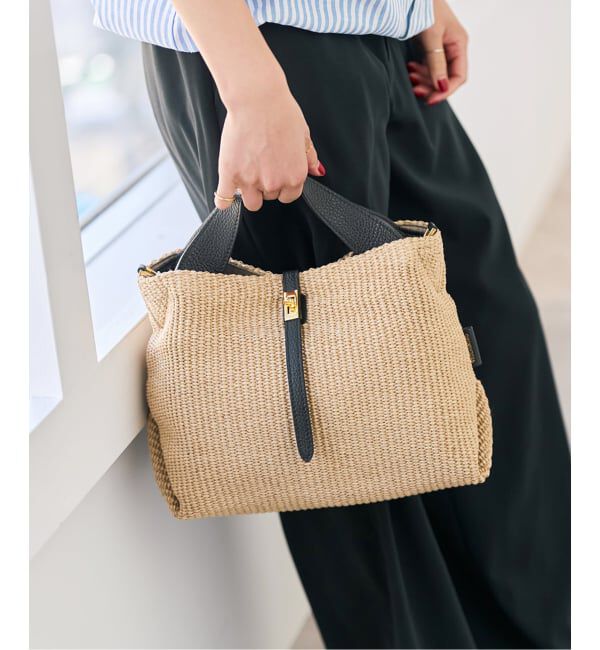 Spick and Span「《WEB限定カラーあり / 追加》VIOLAd&rsquo;ORO / ヴィオラドーロ SANDRO」|トートバッグ|ベージュ