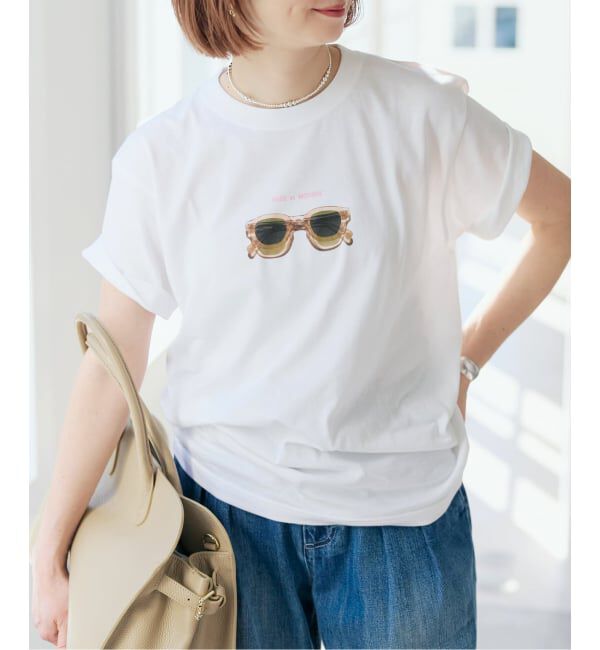 Spick and Span「ANGE IN DISGUISE/アンジ イン ディスガイズ ROSE et MOUSSE TEE」|Tシャツ・カットソー|