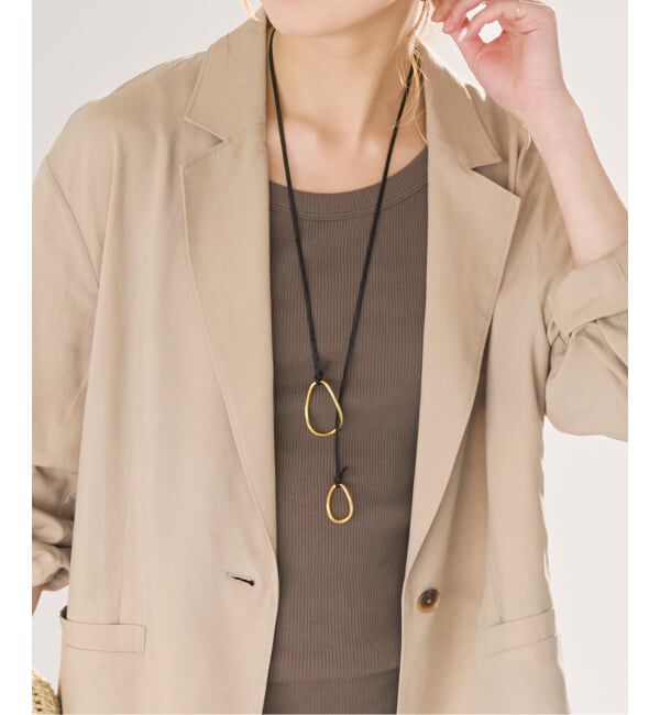 Spick and Span「SYMPATHY OF SOUL / シンパシー・オブ・ソウル Vary Leather Nacklace」|ネックレス|ゴールド
