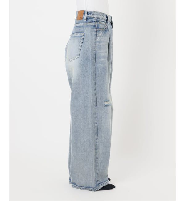 Spick and Span「《WEB限定 / 追加2》5 1/2 TUCKBARREL DENIM」|デニム|
