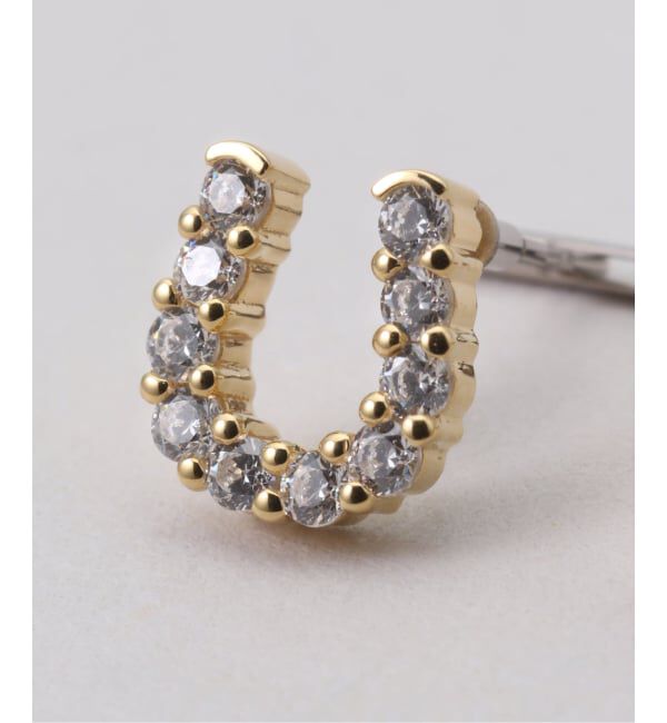 Spick and Span「《一部店舗+WEB限定》BAQLESS / バックレス Honesty Alina Gold」|ピアス|