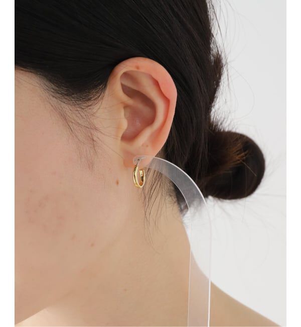 Spick and Span「《一部店舗+WEB限定》BAQLESS / バックレス Embrace Sage Gold」|ピアス|