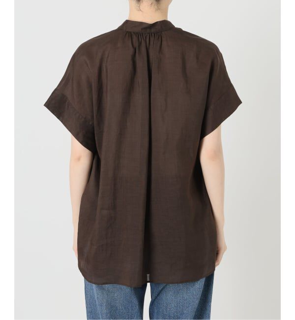 Spick and Span「ラミーミックススキッパーブラウス」|シャツ・ブラウス|