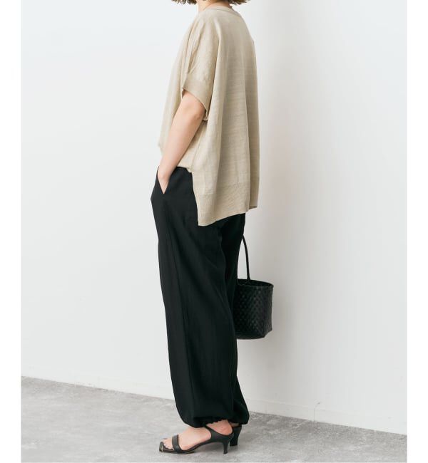Spick and Span「《手洗い可》リネン天竺フレンチプルオーバー」|ニット・セーター|