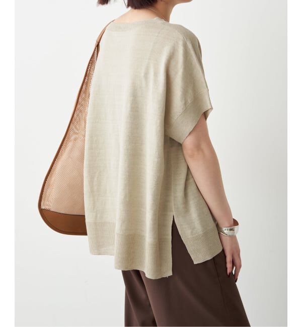 Spick and Span「《手洗い可》リネン天竺フレンチプルオーバー」|ニット・セーター|