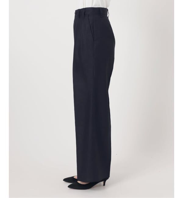 Spick and Span「《セットアップ可》ライトドライクロスパンツ」|スラックス|