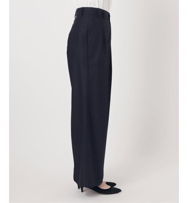 Spick and Span「《セットアップ可》ライトドライクロスパンツ」|スラックス|